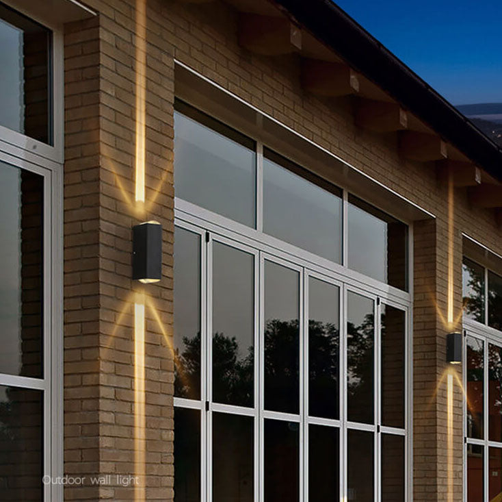 Modern Outdoor Wall Light | Waterproof LED Rectangle Lamp