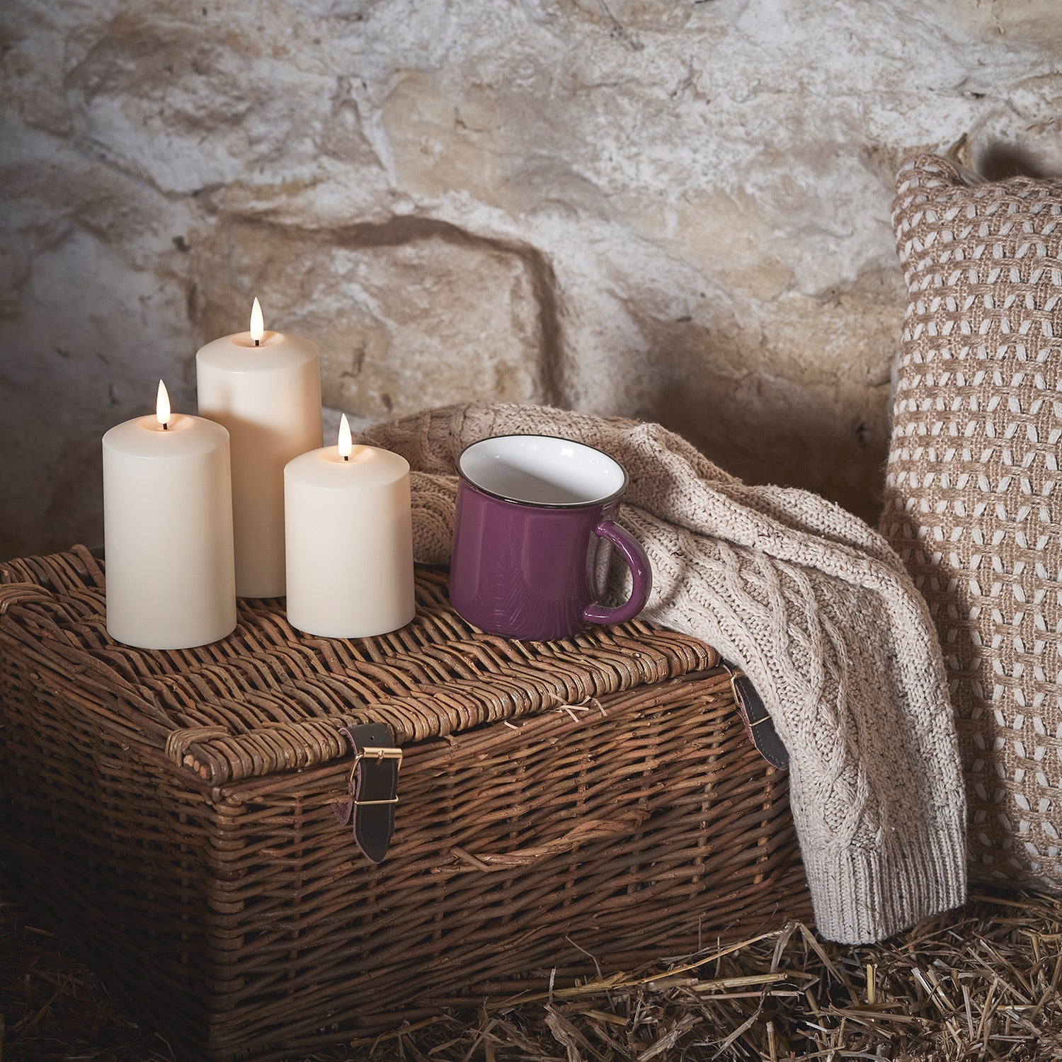LED Outdoor Candle Set – Warm Flicker Light for Cozy Nights