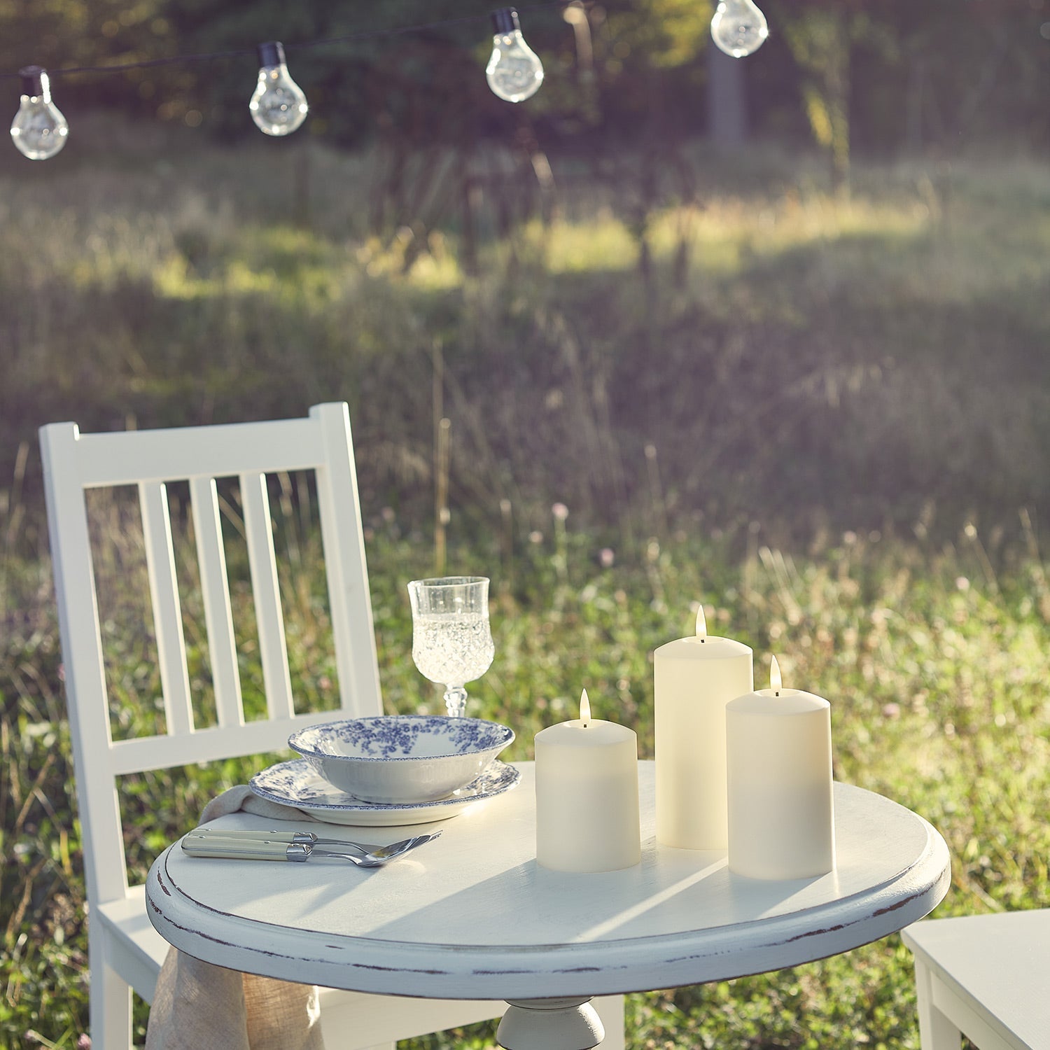 LED Outdoor Candle Set – Warm Flicker Light for Cozy Nights