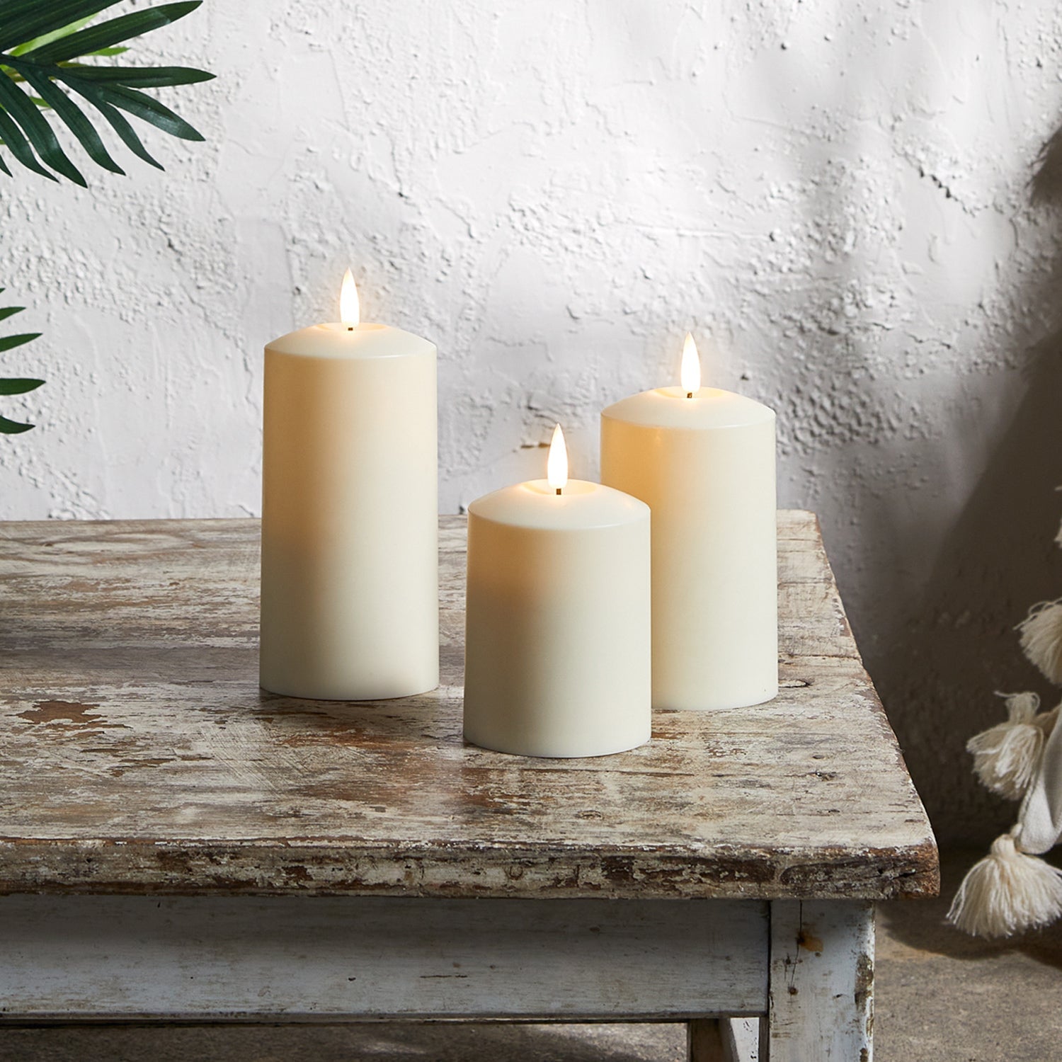 LED Outdoor Candle Set – Warm Flicker Light for Cozy Nights