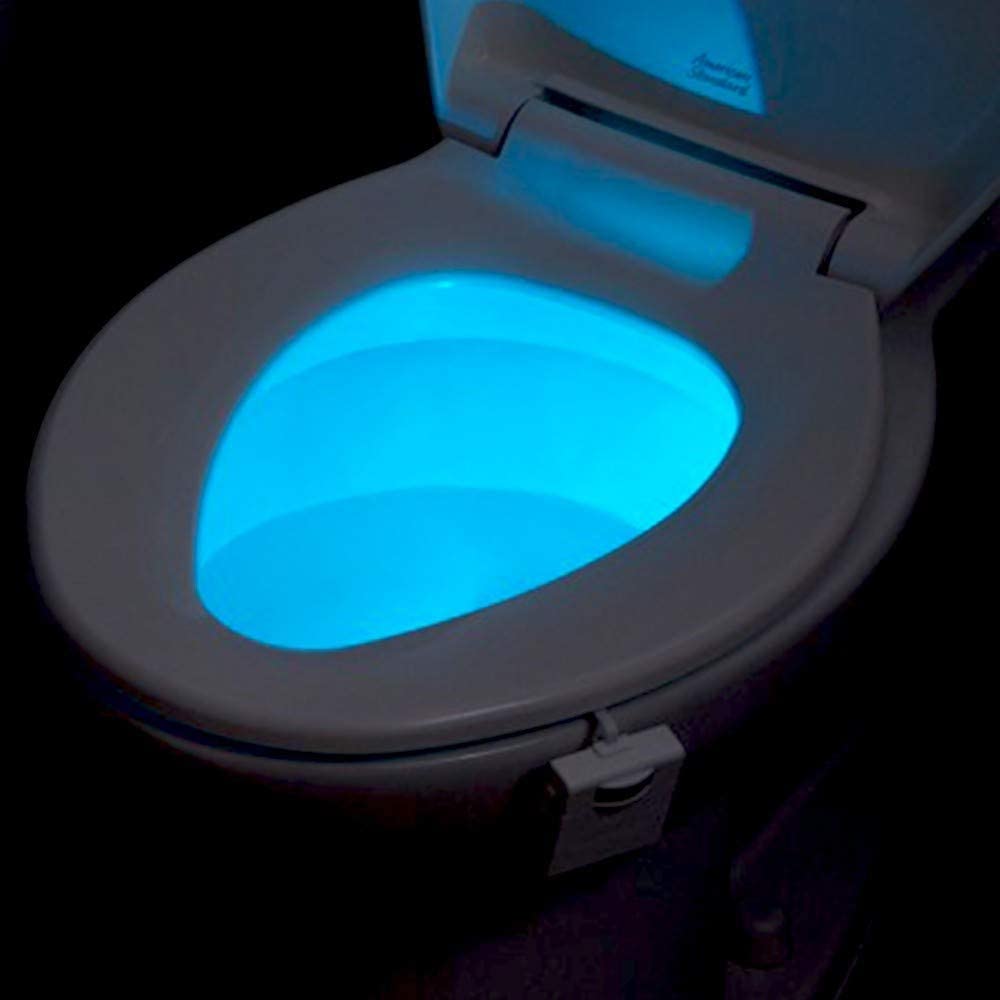 Automatic Motion Sensor Toilet Night Light – Soft Glow for Night-Time Use
