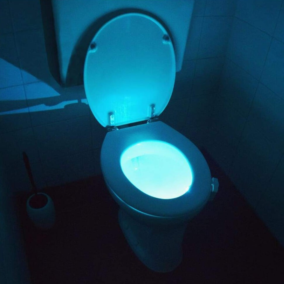 Automatic Motion Sensor Toilet Night Light – Soft Glow for Night-Time Use