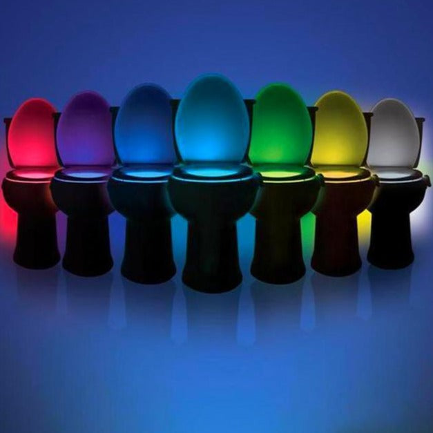 Automatic Motion Sensor Toilet Night Light – Soft Glow for Night-Time Use
