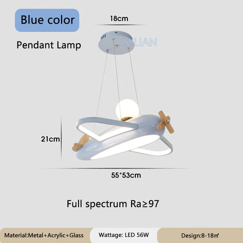 AeroBeam LED Ceiling Light – Modern Aircraft-Inspired Design