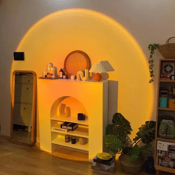 Sunset Projector Lamp – 15-Colour LED with Remote Control