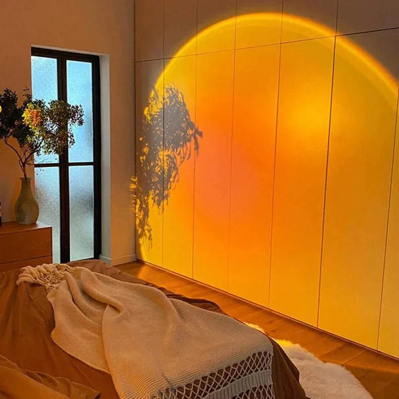 Sunset Projector Lamp – 15-Colour LED with Remote Control