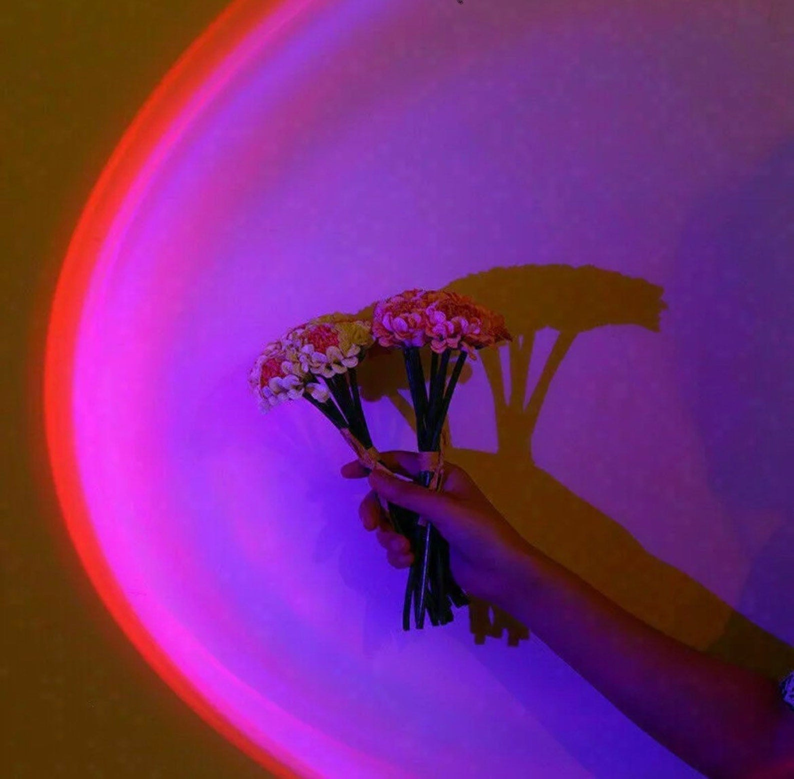 Sunset Projector Lamp – 15-Colour LED with Remote Control