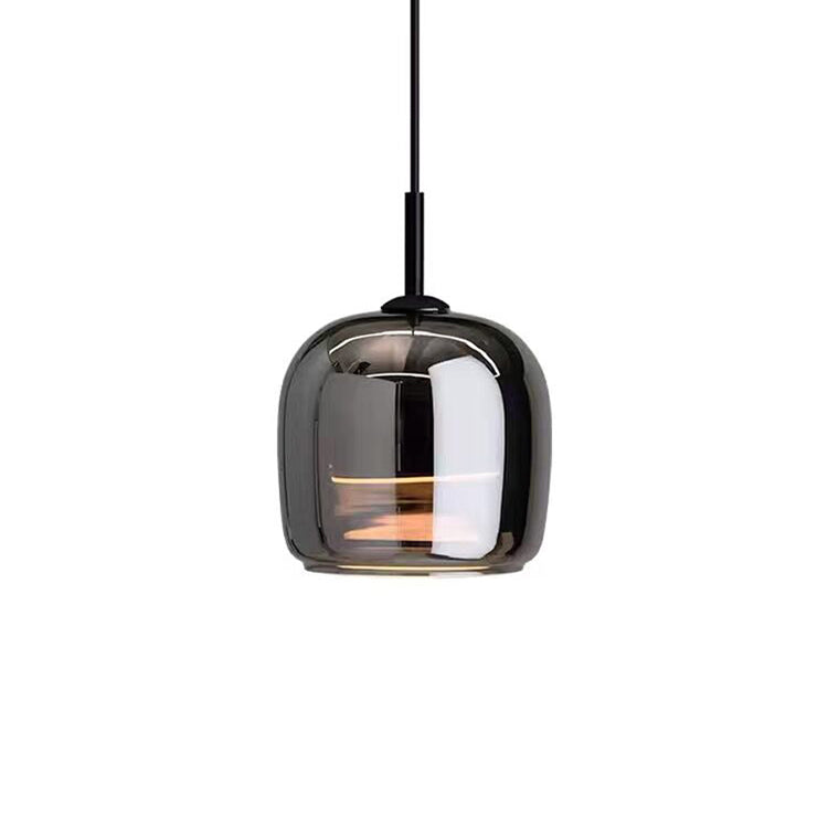 Modern Nordic Black Glass Pendant Light – Elegant Minimalist Design