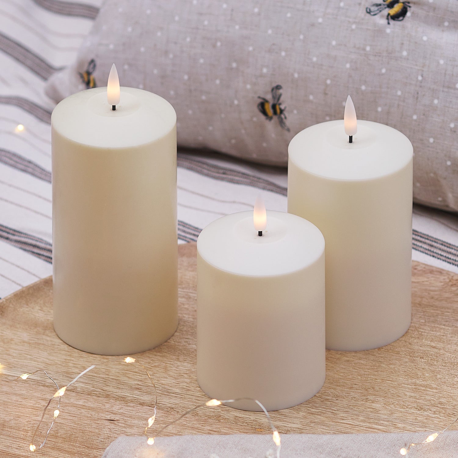 LED Outdoor Candle Set – Warm Flicker Light for Cozy Nights