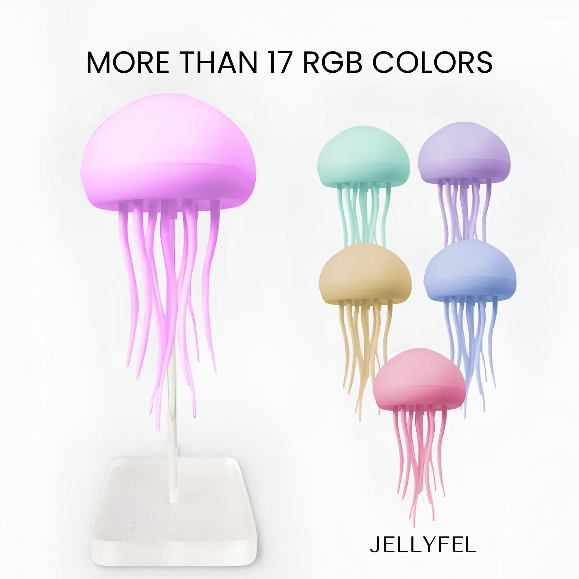 GlowJelly | Colour-Changing Jellyfish LED Lamp – Mesmerising Ambient Lighting
